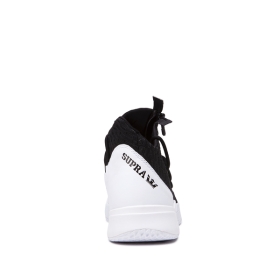 Supra Mens REASON High Top Shoes White/Black/white | US-30755